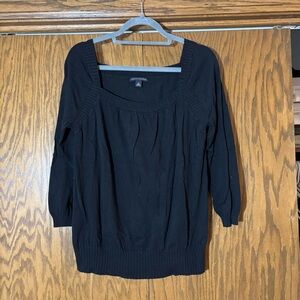 Banana Republic Black Ribbed Sweater